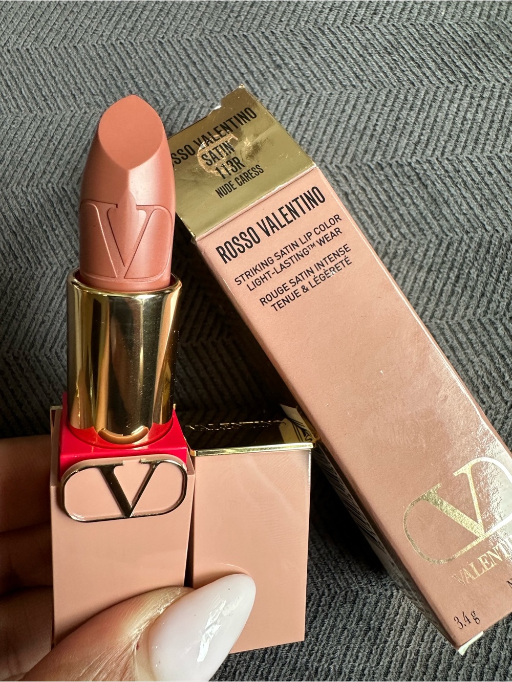 Valentino Rosso Valentino Satin Lipstick - Nude Caress 113R